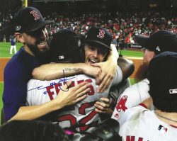 AUTOGRAPHED CARLOS FEBLES 8X10 Boston Red Sox photo