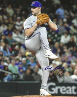 AUTOGRAPHED MASON FLUHARTY 8X10 Toronto Blue Jays photo