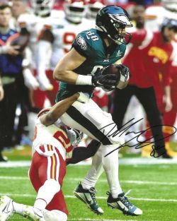 Autographed DALLAS GOEDERT 8X10 Philadelphia Eagles Photo