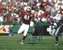 Autographed TERRY KIRBY 8X10 San Francisco 49ers Photo