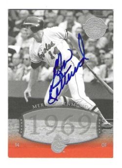 Autographed MERV RETTENMUND Baltimore Orioles 2004 Upper Deck Timeless Teams Card