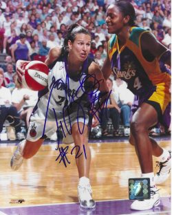 Autographed TICHA PENICHEIRO WNBA 8x10 photo