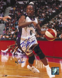 Autographed RUTHIE BOLTON 8X10 WNBA photo
