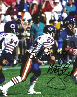 Autographed MATT SUHEY 8X10 Chicago Bears Photo