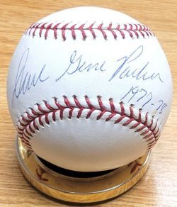 Autographed DAVE GENE PARKER Official Major League Baseball