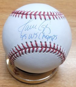 Autographed JAVIER LOPEZ "95 WS Champs" Official Major League Baseball