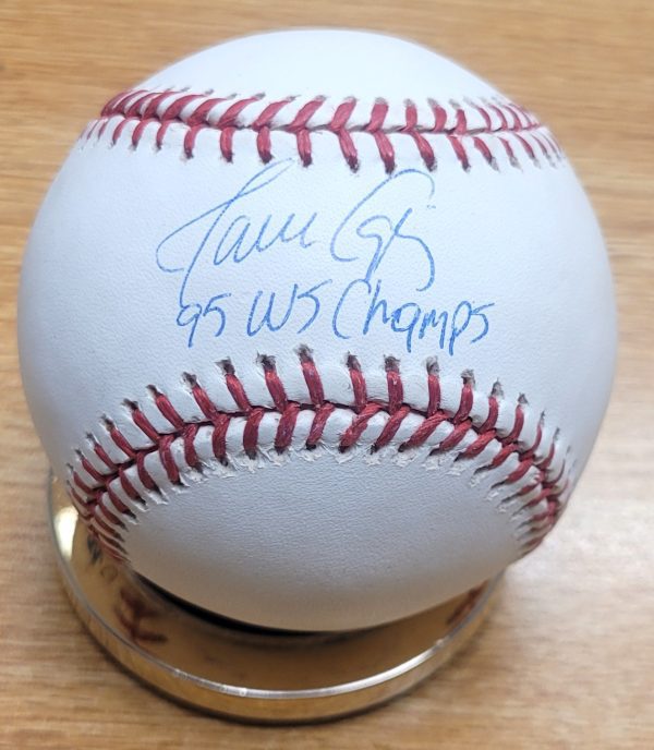 Autographed JAVIER LOPEZ "95 WS Champs" Official Major League Baseball