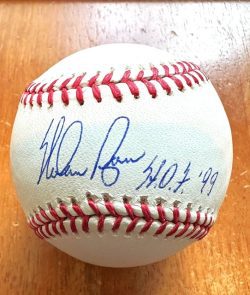 NOLAN RYAN HoF 99 Autographed Official Major League Baseball Ryan Hologram