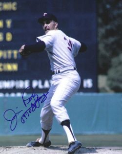 AUTOGRAPHED JIM PERRY "1970 Cy Young" 8x10 Minnesota Twins photo