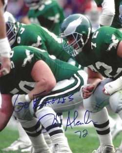Autographed DAVID ALEXANDER 8X10 Philadelphia Eagles Photo