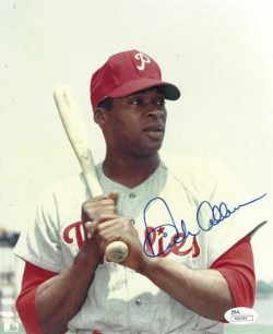 AUTOGRAPHED DICK ALLEN 8X10 Philadelphia Phillies photo JSA