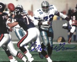 Autographed ED "TOO TALL" JONES 8X10 Dallas Cowboys photo