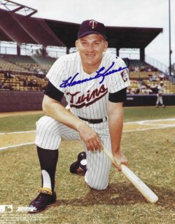 Autographed HARMON KILLEBREW 8X10 Minnesota Twins Photo