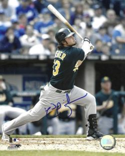 AUTOGRAPHED NICK SWISHER 8x10 Oakland A's Photo