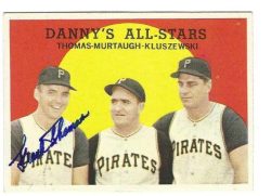 Autographed FRANK THOMAS Pittsburgh Pirates 1959 Topps Card
