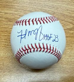 Autographed FRED McGRIFF HOF 2023 Official Rawlings Major League Baseball Beckett Witnessed