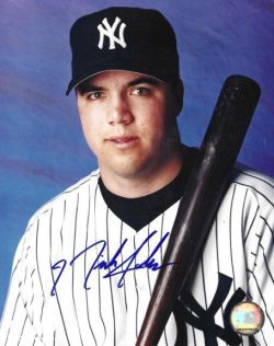 AUTOGRAPHED NICK JOHNSON 8x10 New York Yankees Photo