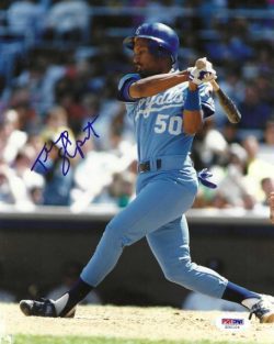AUTOGRAPHED TERRY SHUMPERT 8x10 Kansas City Royals Photo PSA/DNA