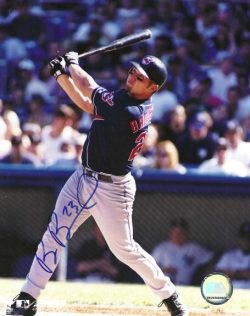 AUTOGRAPHED BEN BROUSSARD 8X10 Cleveland Indians Photo