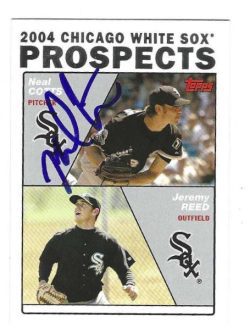Autographed NEAL COTTS Chicago White Sox 2004 Topps Card