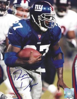 Autographed RON DAYNE 8X10 New York Giants Photo