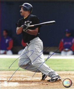 Autographed DEREK BELL 8X10 Pittsburgh Pirates Photo