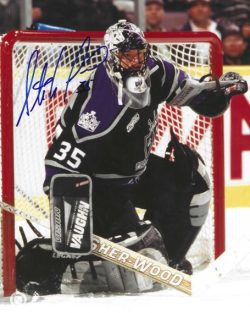 Autographed STEPHANE FISET 8x10 Los Angeles Kings Photo