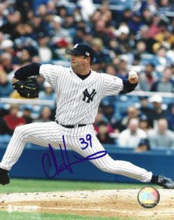 Autographed CHRIS HAMMOND 8X10 New York Yankees photo
