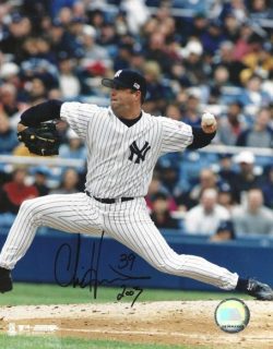 Autographed CHRIS HAMMOND 8X10 New York Yankees photo