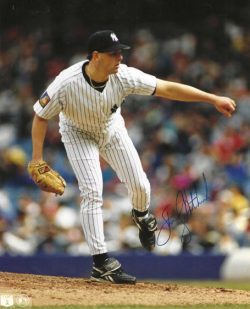 AUTOGRAPHED STERLING HITCHCOCK 8X10 New York Yankees Photo