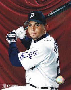 AUTOGRAPHED OMAR INFANTE 8x10  Detroit Tigers Photo