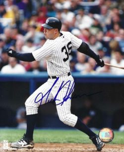 AUTOGRAPHED NICK JOHNSON 8x10 New York Yankees Photo