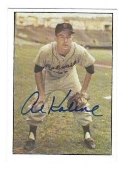 Autographed AL KALINE Detroit Tigers 1979 TCMA Card