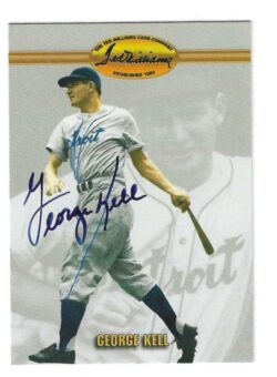 Autographed GEORGE KELL Detroit Tigers 1993 Ted Williams Card Company Card