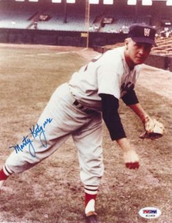 AUTOGRAPHED MARTY KUTYNA 8X10 Washington Senators Photo PSA/DNA