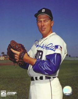 AUTOGRAPHED FRED LASHER 8X10 Detroit Tigers Photo