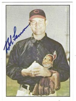 Autographed BOB LEMON Cleveland Indians 1979 TCMA Card