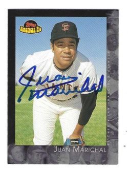 Autographed JUAN MARICHAL San Francisco Giants 2001 Topps American Pie Card