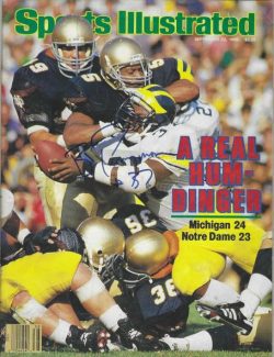 Autographed Bob Perryman Michigan Wolverines Sports Illustrated Magazine 9/22/1986