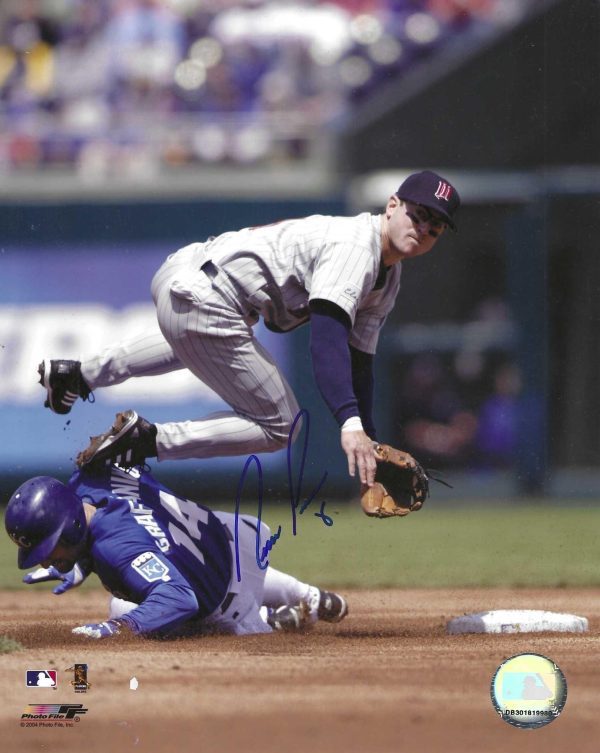 AUTOGRAPHED NICK PUNTO 8X10 Minnesota Twins photo