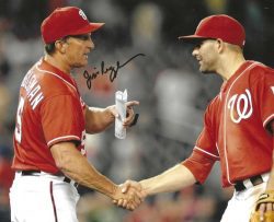 Autographed JIM RIGGLEMAN 8X10 Washington Nationals Photo