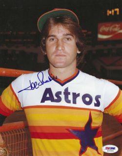 AUTOGRAPHED JOE SAMBITO 8x10 Houston Astros Photo PSA/DNA Hologram