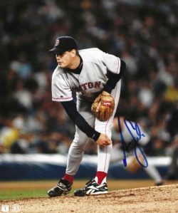 AUTOGRAPHED AARON SELE 8x10 Boston Red Sox photo