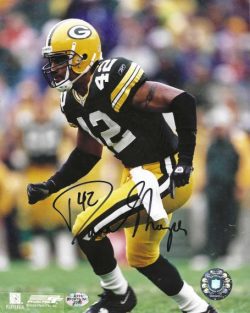 Autographed DARREN SHARPER 8x10 Green Bay Packers Photo