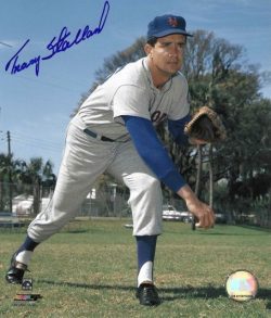 AUTOGRAPHED TRACY STALLARD 8X10 New York Mets photo