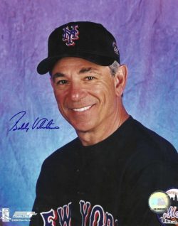 AUTOGRAPHED BOBBY VALENTINE 8X10 New York Mets photo
