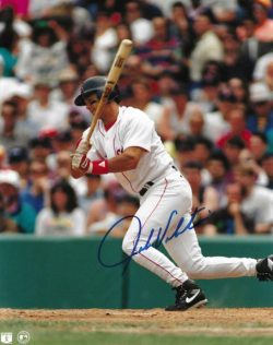AUTOGRAPHED JOHN VALENTIN 8X10 Boston Red Sox photo