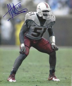 Autographed JONATHAN VILMA 8X10 Miami Hurricanes Photo