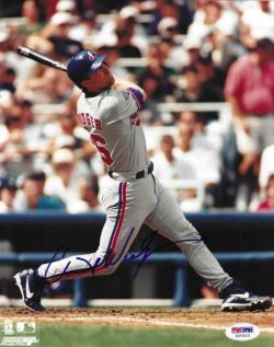 AUTOGRAPHED CHRIS WIDGER 8X10 Montreal Expos Photo PSA/DNA