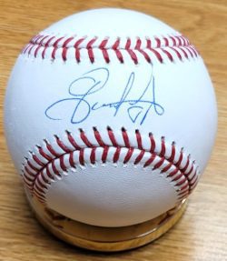 Autographed GERARDO PARRA Official Major League Baseball